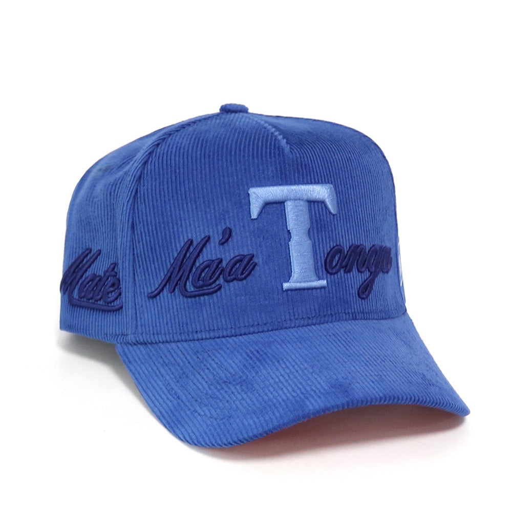 Blue Corduroy Mate Ma’a Tonga hat