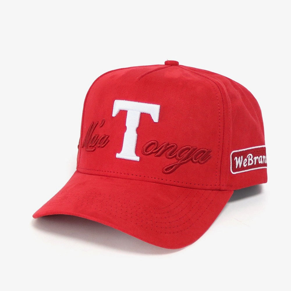 Red Suede Mate Ma’a Tonga hat